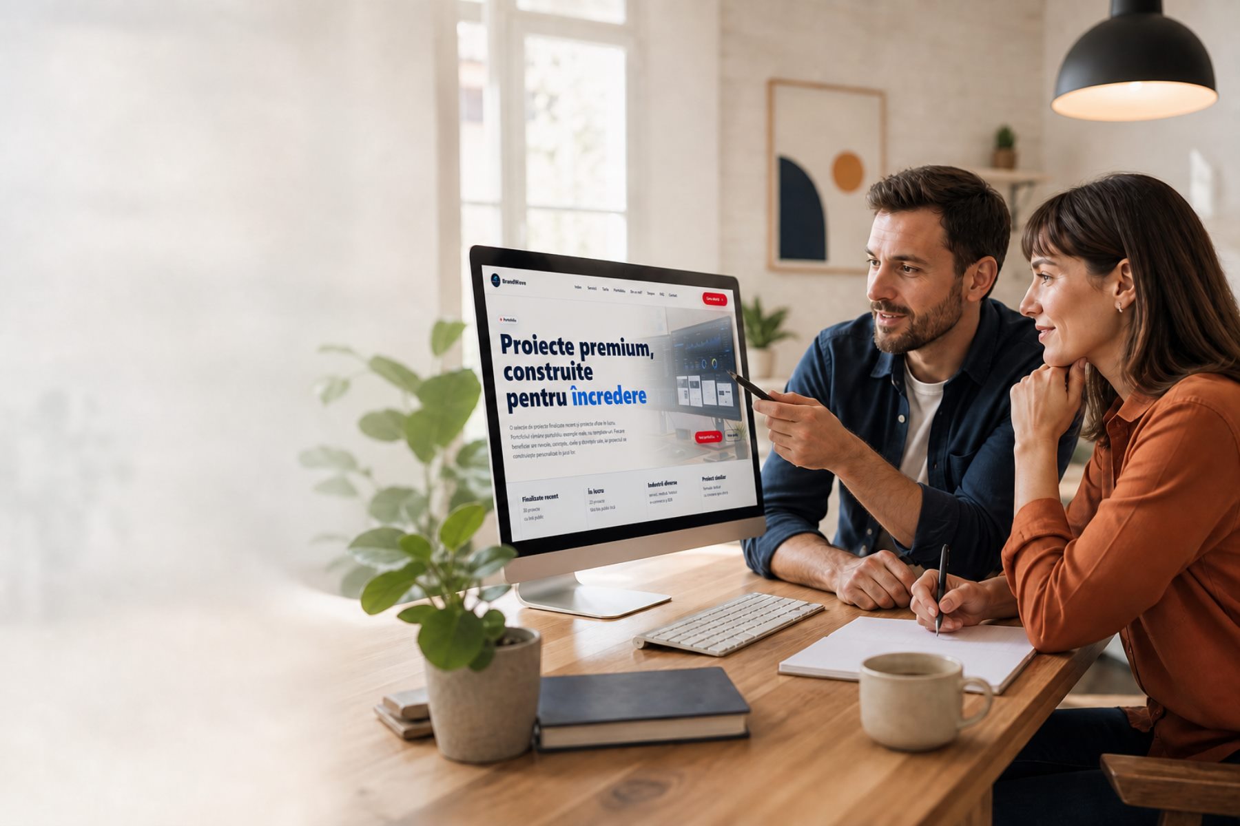 Discuție despre structura unui site web pentru o firmă