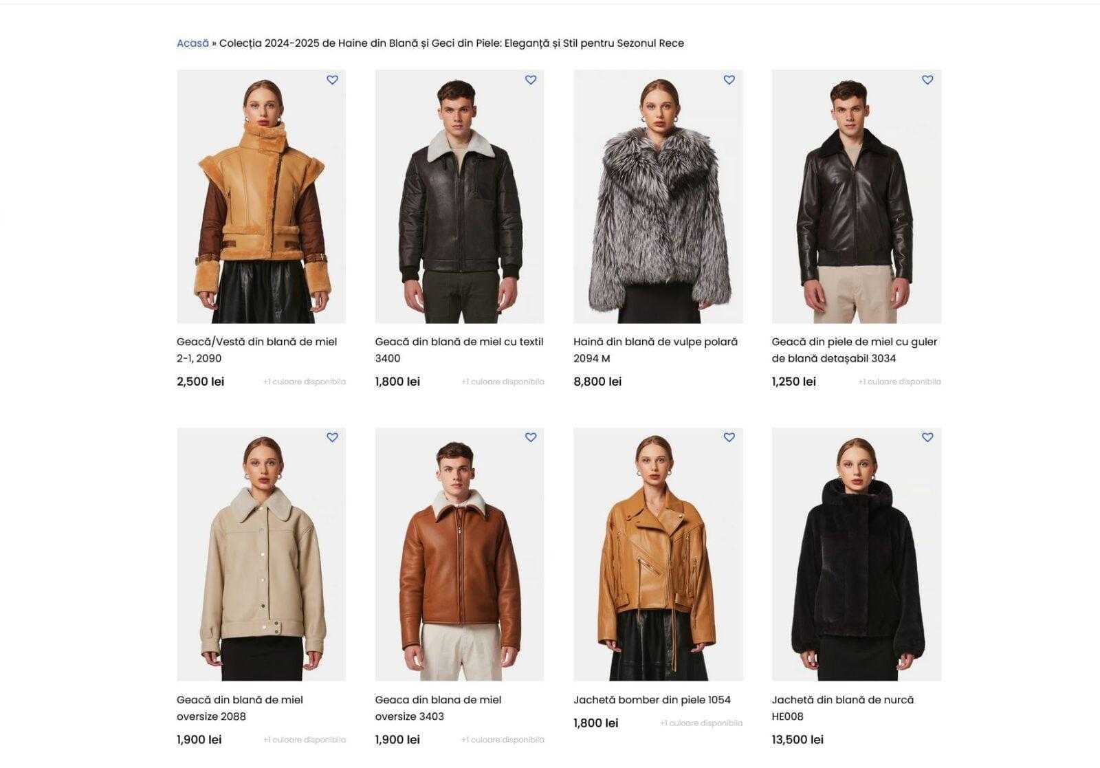 Vesa.ro - Colectia 2024-2025: Eleganță și Lux în Blănuri de Calitate Superioară 25 oferteromania.ro vesa ro colectia 2024 2025 eleganta si lux in blanuri de calitate superioara clipboard01 min